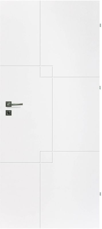 Drzwi pełne Exmoor Piazze 70 prawe białe