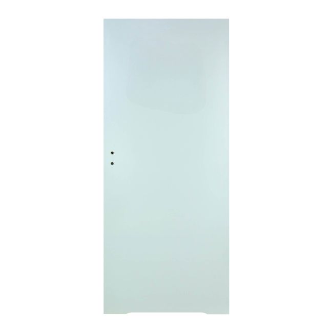 Drzwi pełne z podcięciem Klasyk 60 prawe białe