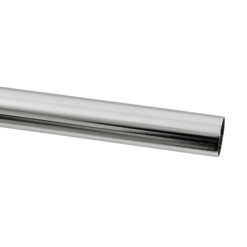 Rura karnisza chrom 19 mm 240 cm
