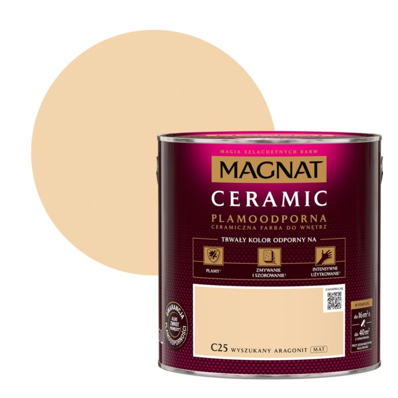 Farba Magnat Ceramic C25 wyszukany aragonit 2,5 l