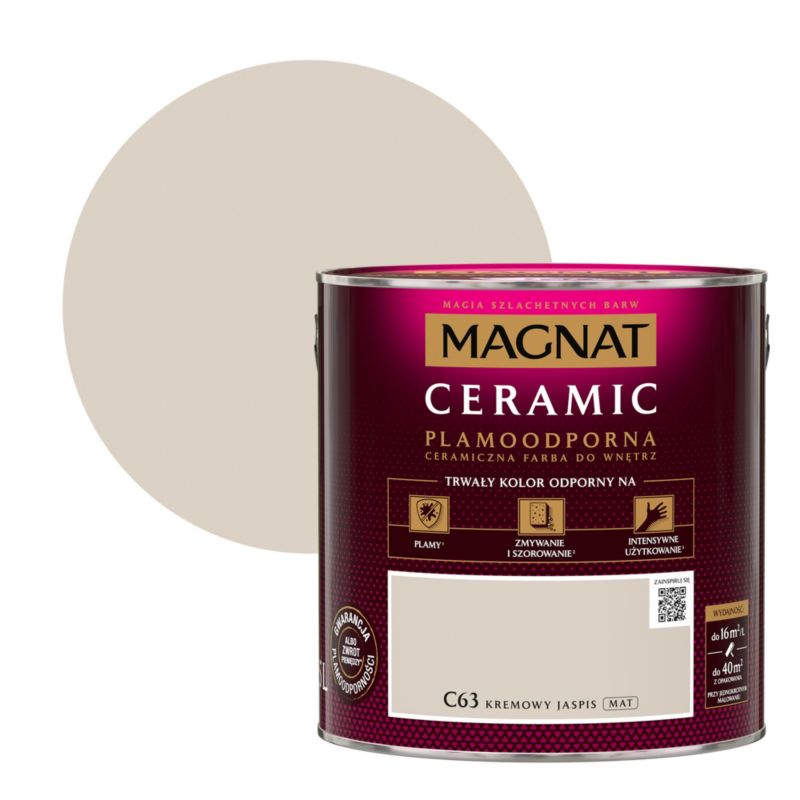 Farba Magnat Ceramic kremowy jaspis 2,5 l