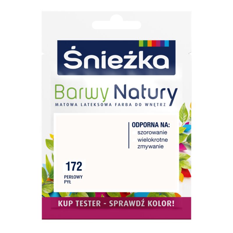 Tester farby Śnieżka Barwy Natury perłowy pył 25 ml