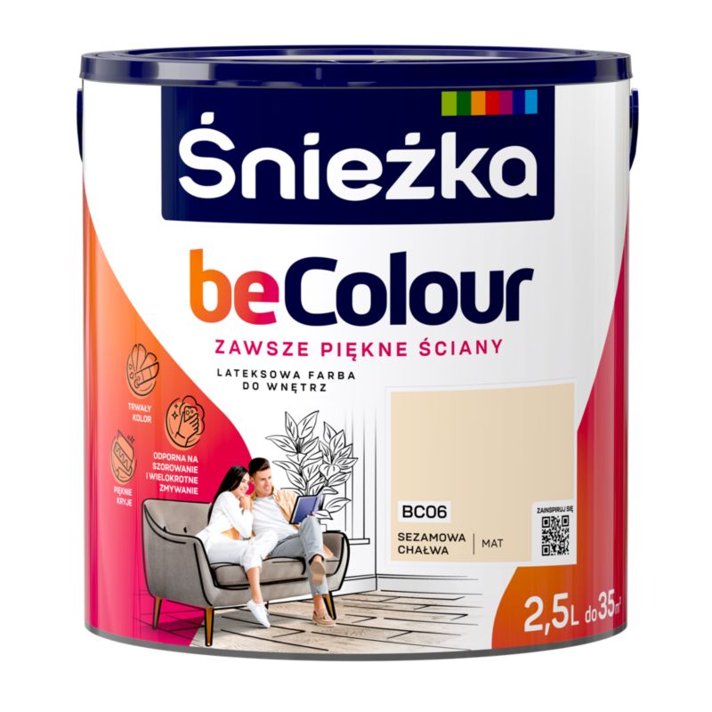 Farba Śnieżka Becolour sezamowa chałwa 2,5 l