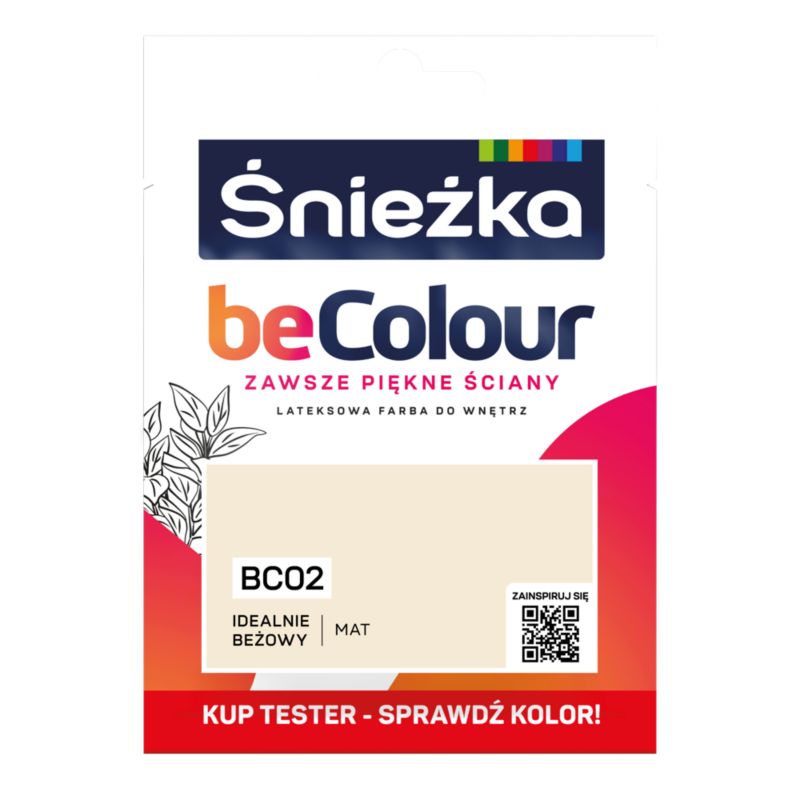 Tester farby Śnieżka Becolour idealnie beżowy 25 ml