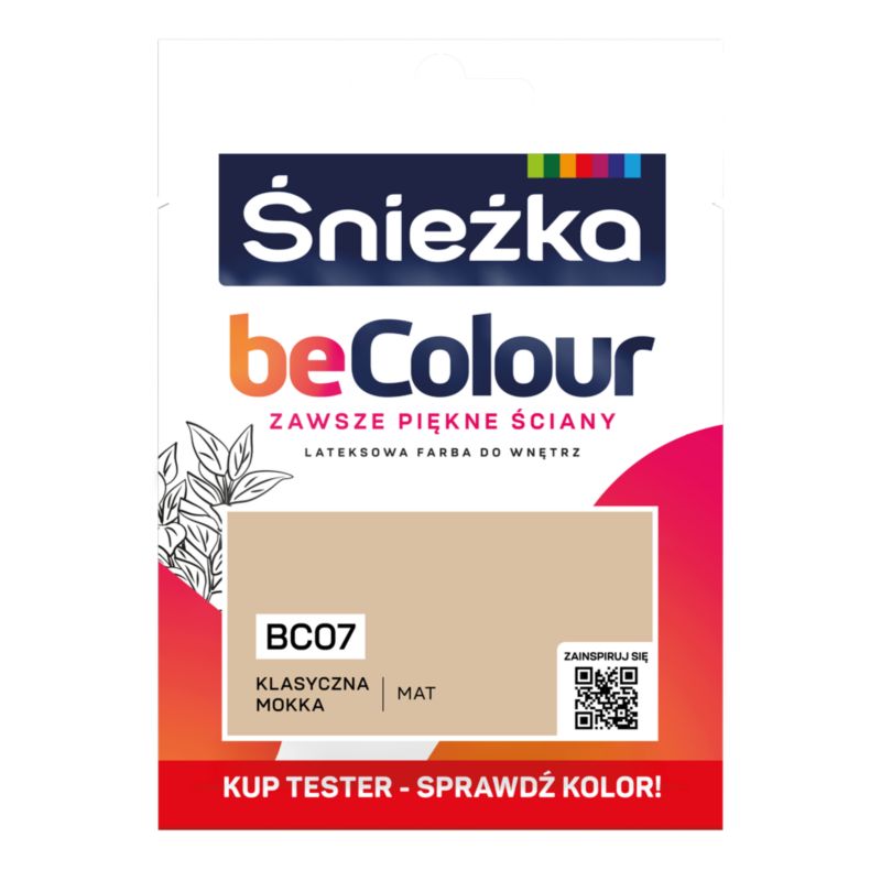 Tester farby Śnieżka Becolour klasyczna mokka 25 ml