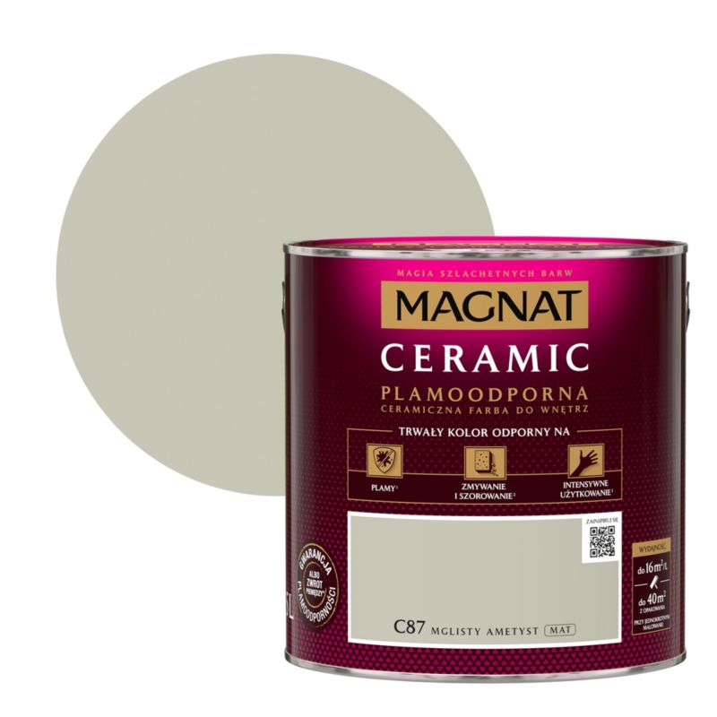 Farba ceramiczna Magnat Cer mglisty ametyst 2,5 l