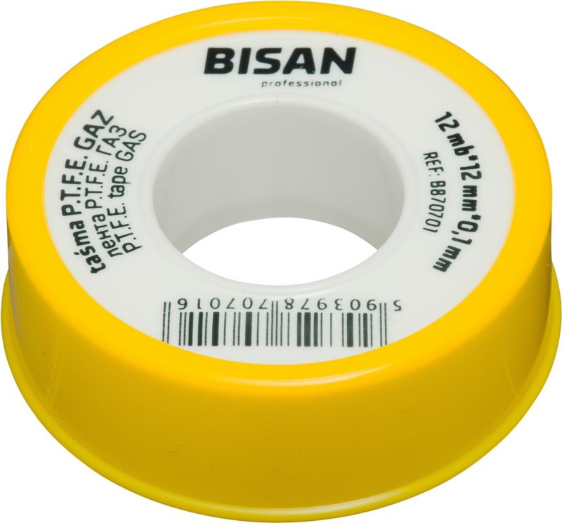Taśma P.T.F.E Bisan do instalacji gazowych