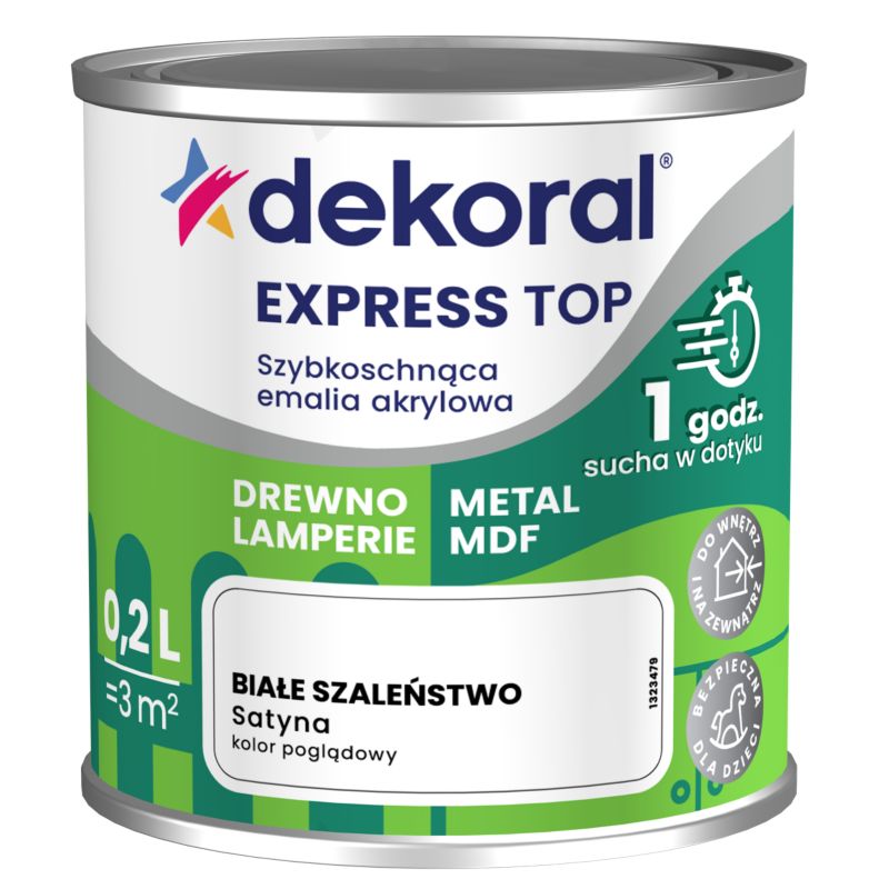 Emalia Do dzieła Dekoral białe szaleństwo 0,2 l