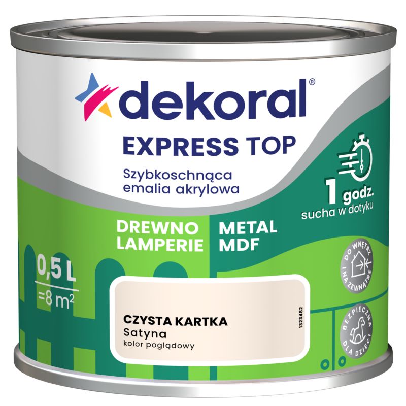 Emalia Do dzieła Dekoral czysta kartka 0,5 l