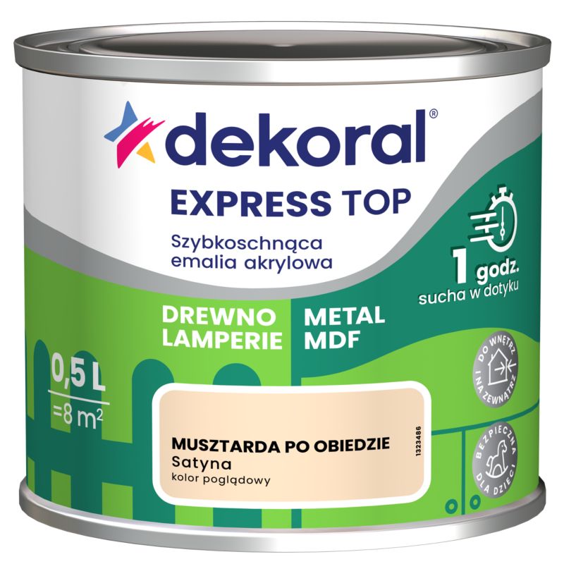 Emalia Do dzieła Dekoral musztarda po obiedzie 0,5 l