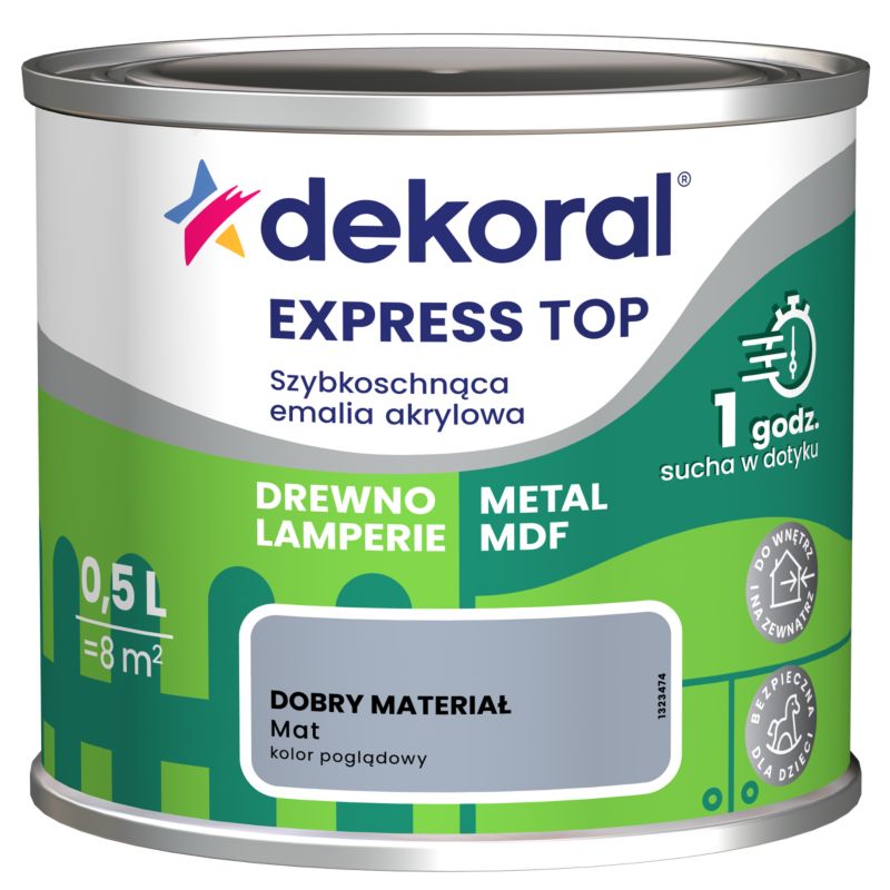 Emalia Do dzieła Dekoral dobry materiał mat 0,5 l