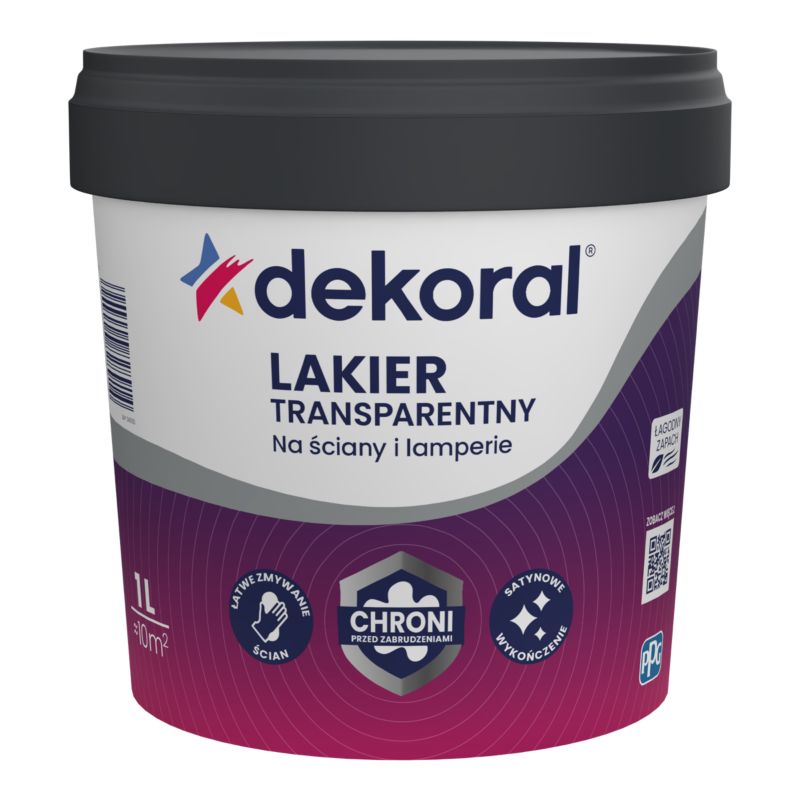Akrylowy lakier transparentny Dekoral Fashion 1 l
