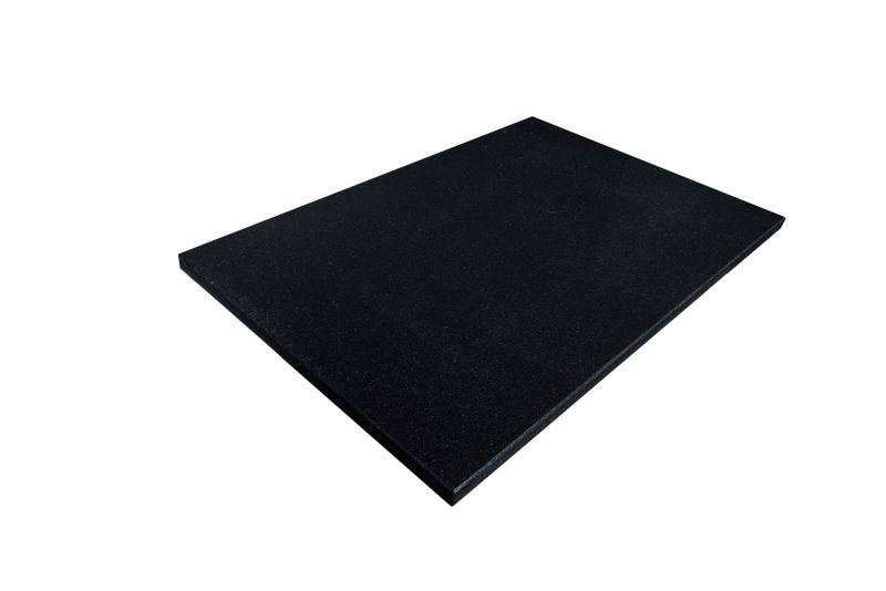 Blat łązienkowy 100,4 x 45,3 x 2 cm black