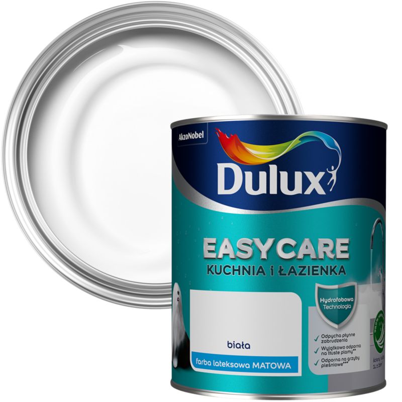 Farba Dulux EasyCare Kuchnia i Łazienka biały mat 1 l