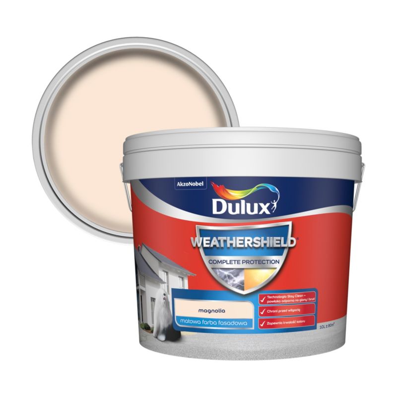 Farba elewacyjna Dulux Complete magnolia 10 l