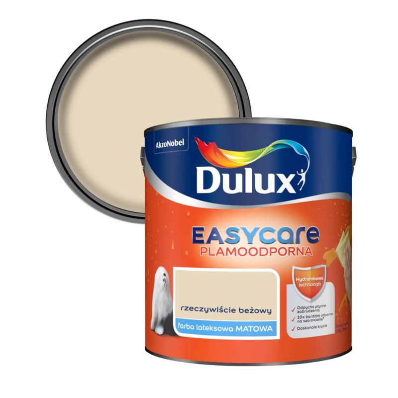 Farba Dulux EasyCare rzeczywiście beżowy 2,5 l