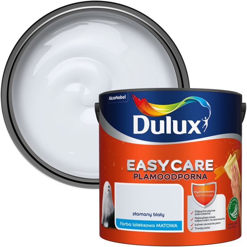 Farba Dulux EasyCare złamany biały 2,5 l