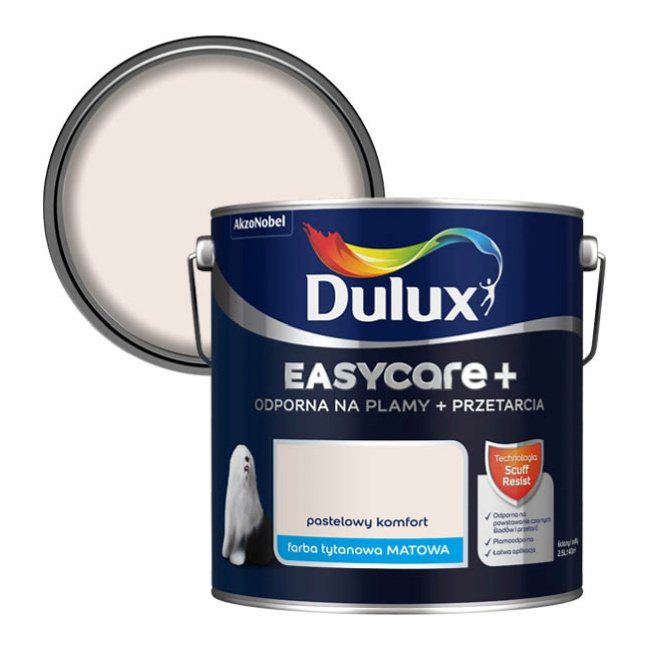Farba Dulux EasyCare+ pastelowy komfort 2,5L