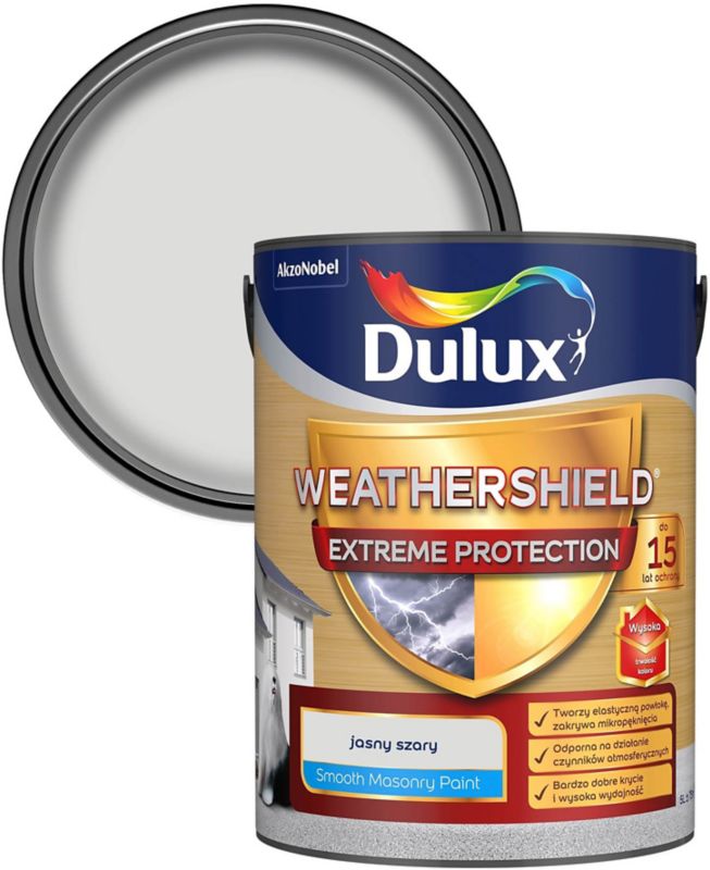 Farba elewacyjna Dulux Extreme jasny szary 5 l