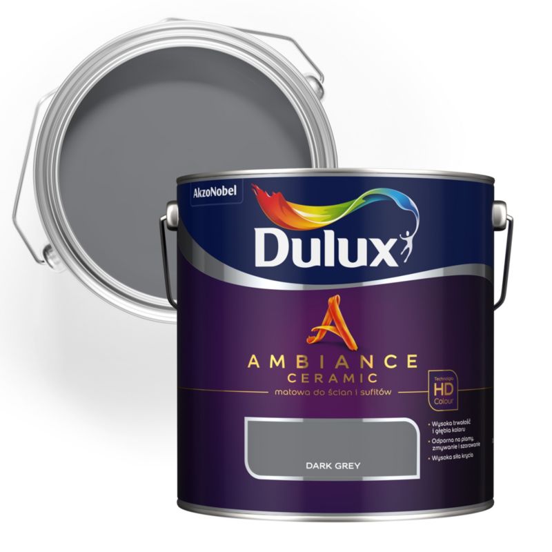Farba Dulux Ambiance dark grey 2,5 l