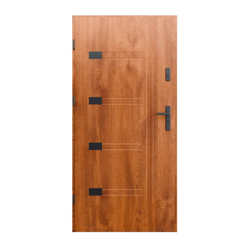 Drzwi zewnętrzne DIDORS Prado 80 lewe złoty dąb