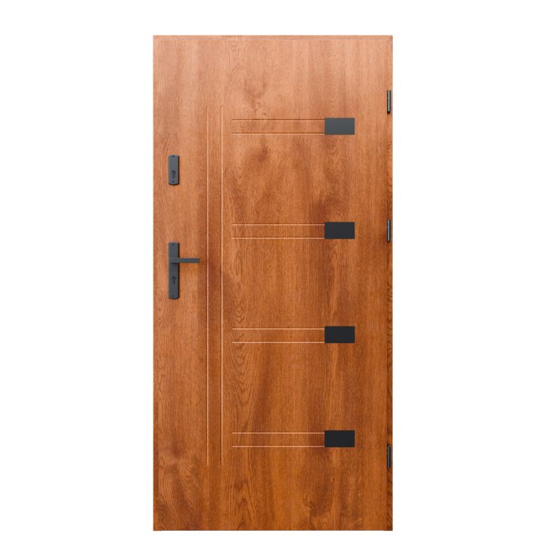 Drzwi zewnętrzne DIDORS Prado 80 prawe złoty dąb