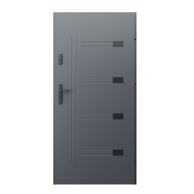 Drzwi zewnętrzne DIDORS Prado 80 prawe antracyt