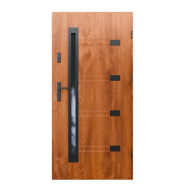 Drzwi zewnętrzne DIDORS Zitron 80 prawe złoty dąb