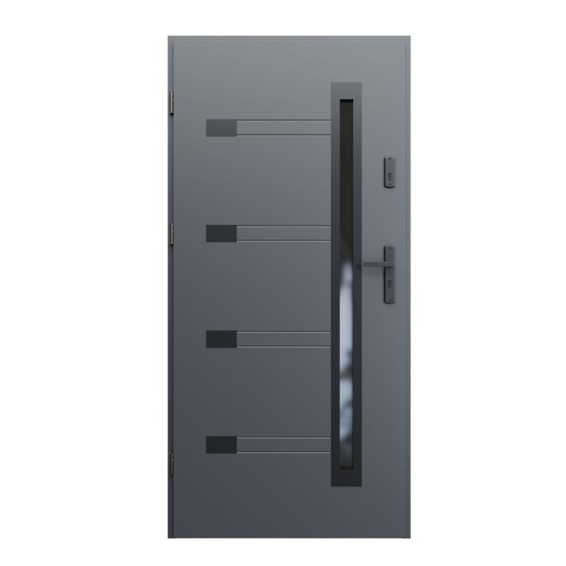 Drzwi Zew Zitron Antracyt 90L