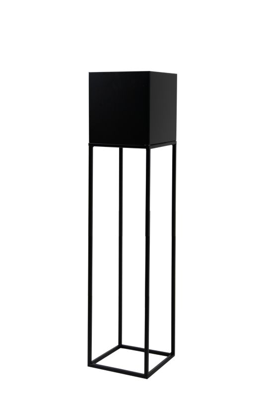 Osłonka doniczki Lorinet L 19 x 19 x 87 cm czarna
