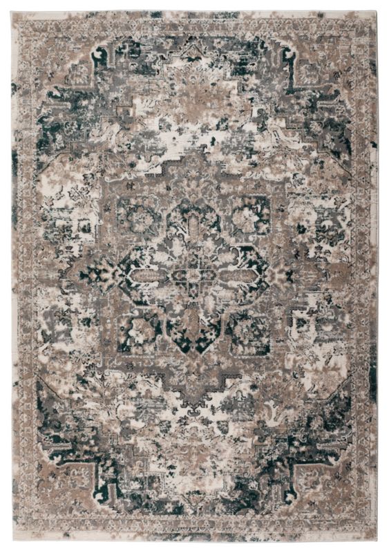 Dywan Famina 160 x 230 cm beżowo - zielony