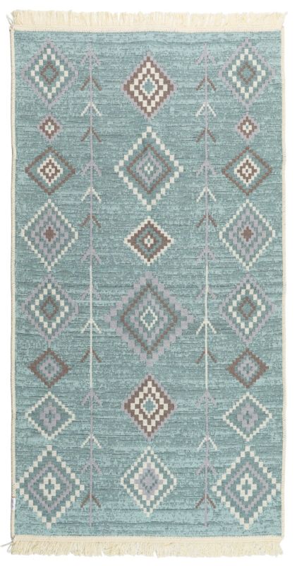 Dywan Pled 120 x 180 cm romby turkusowy
