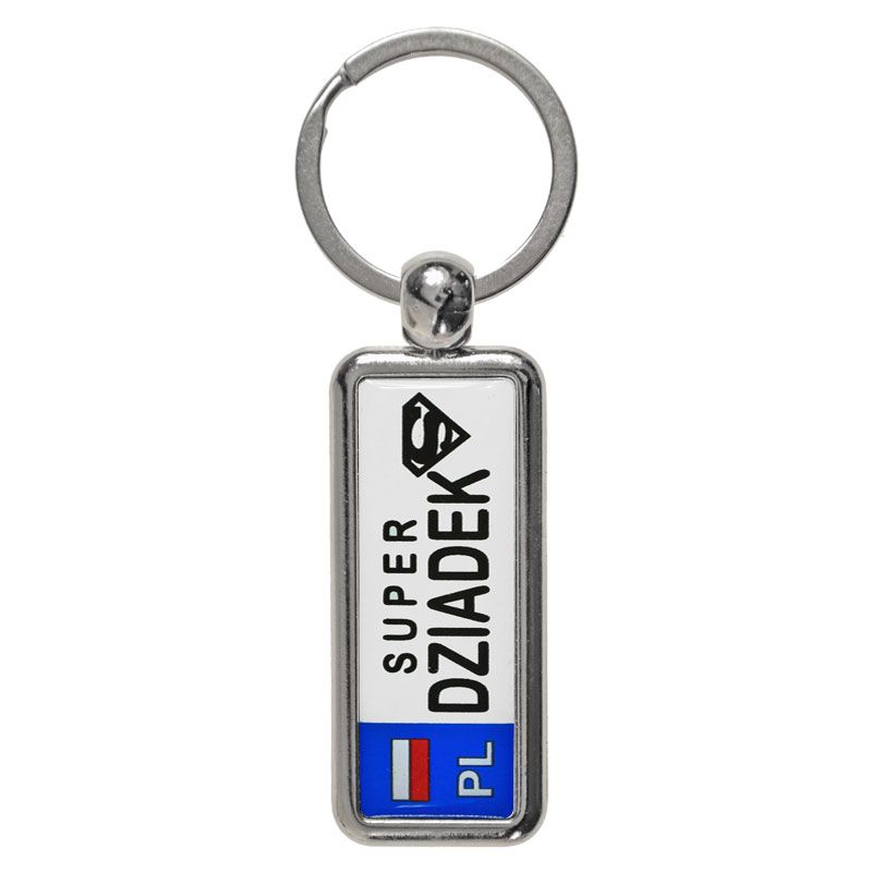 Brelok do kluczy Expres metalowy Super Dziadek