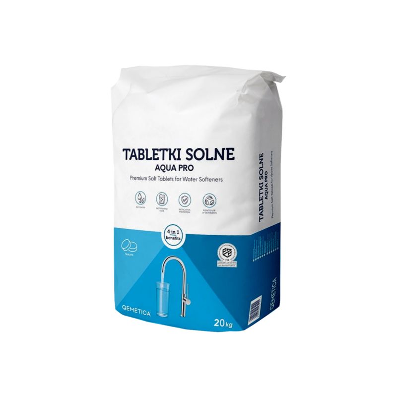 Tabletki solne do uzdatniania wody 20 kg
