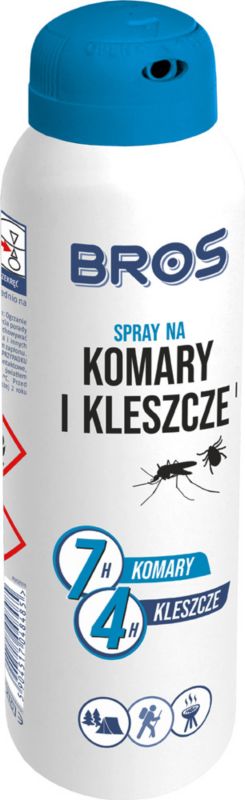 Preparat odstraszający Bros na komary i kleszcze 90 ml