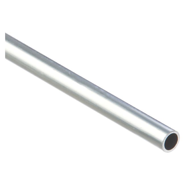 Rura okrągła Cezar 6 x 1 mm 1 m aluminium naturalne