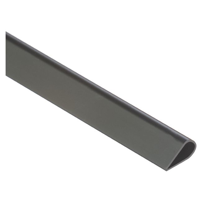 Profil klamrowy PCV Cezar 15 x 8 x 1000 mm czarny
