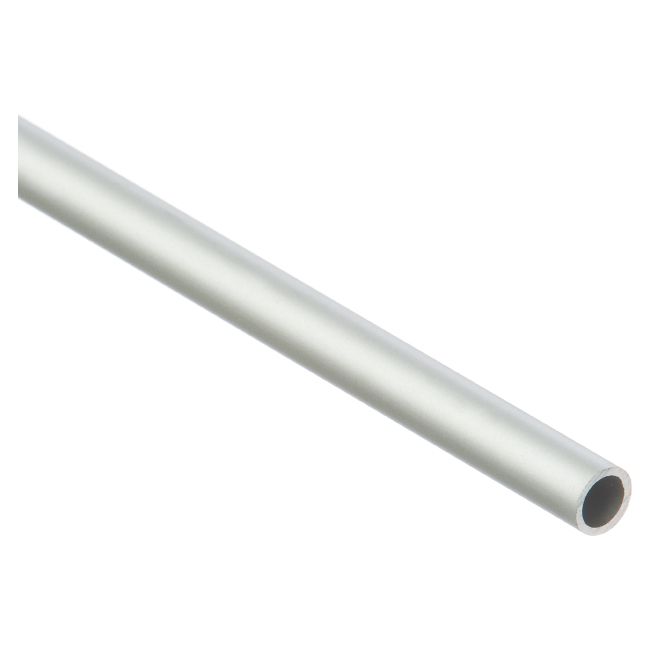 Rura okrągła Cezar 8 x 1 mm 1 m aluminium srebrne