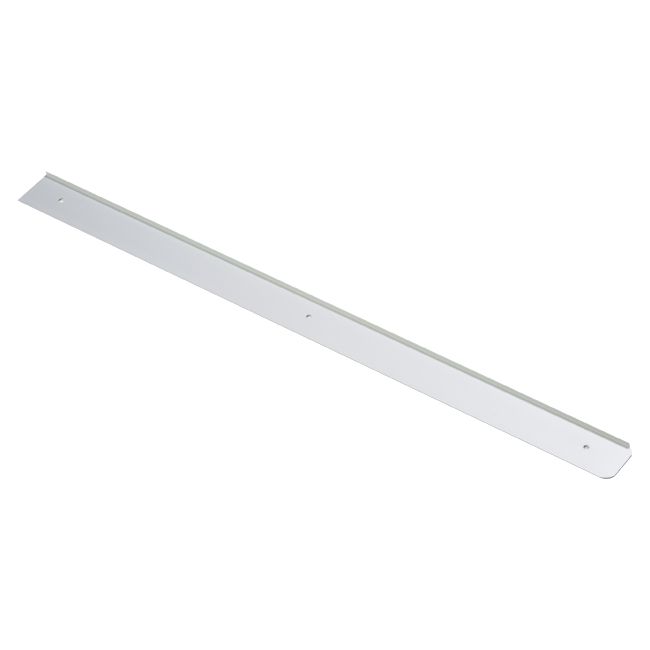 Listwa boczna do blatów Cezar aluminiowa prawa srebro 38 x 600 mm