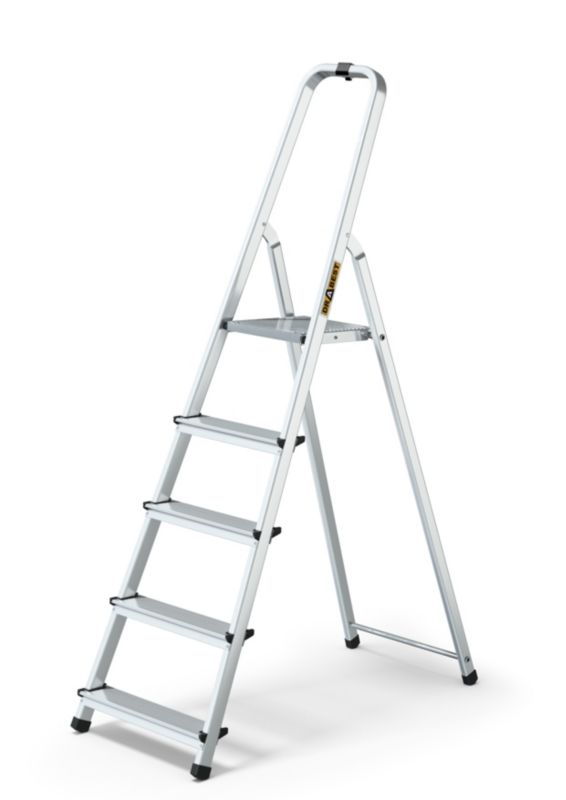 Drabina aluminiowa Drabest 5-stopniowa 125 kg