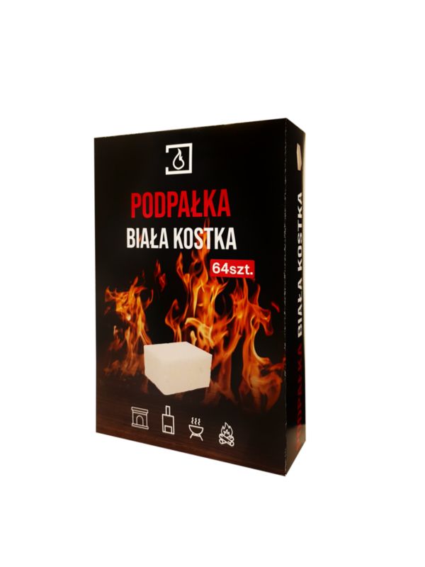 Podpałka kostka biała 64 szt.