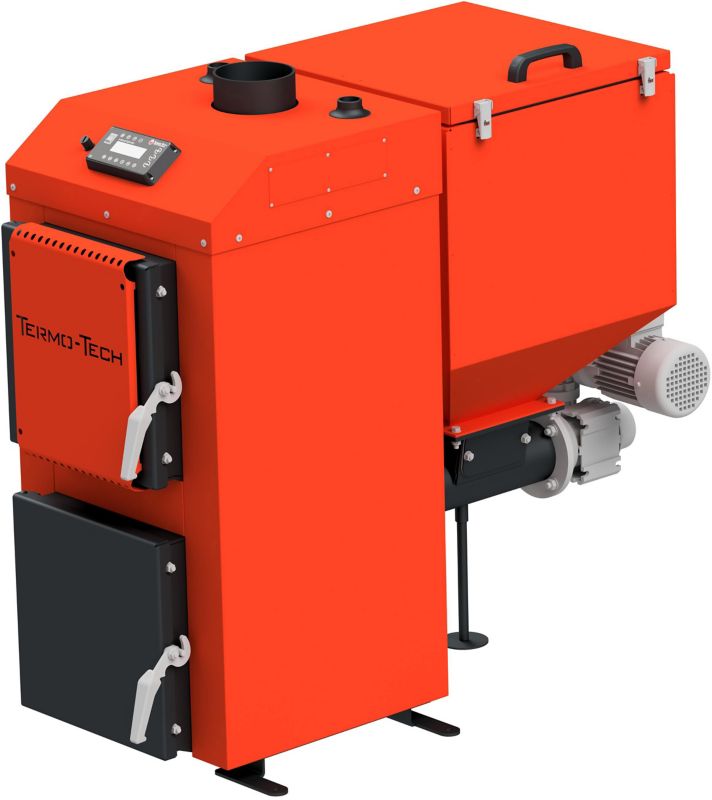 Kocioł stałopalny C.O. Termo-Tech Eco Logic 5 klasa 12 kW lewy