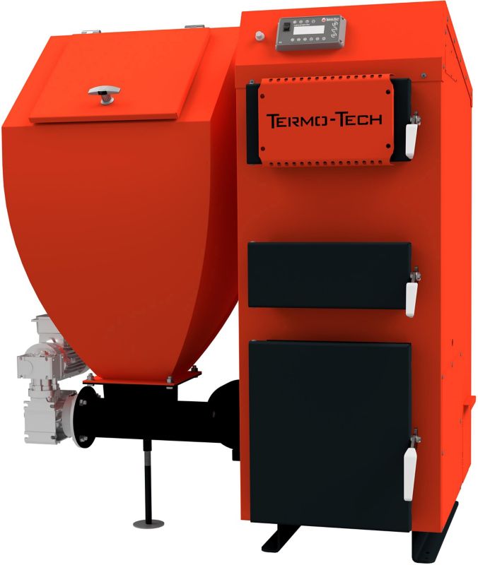 Kocioł stałopalny C.O. Termo-Tech Eco Duo Plus 5 klasa 18 kW lewy