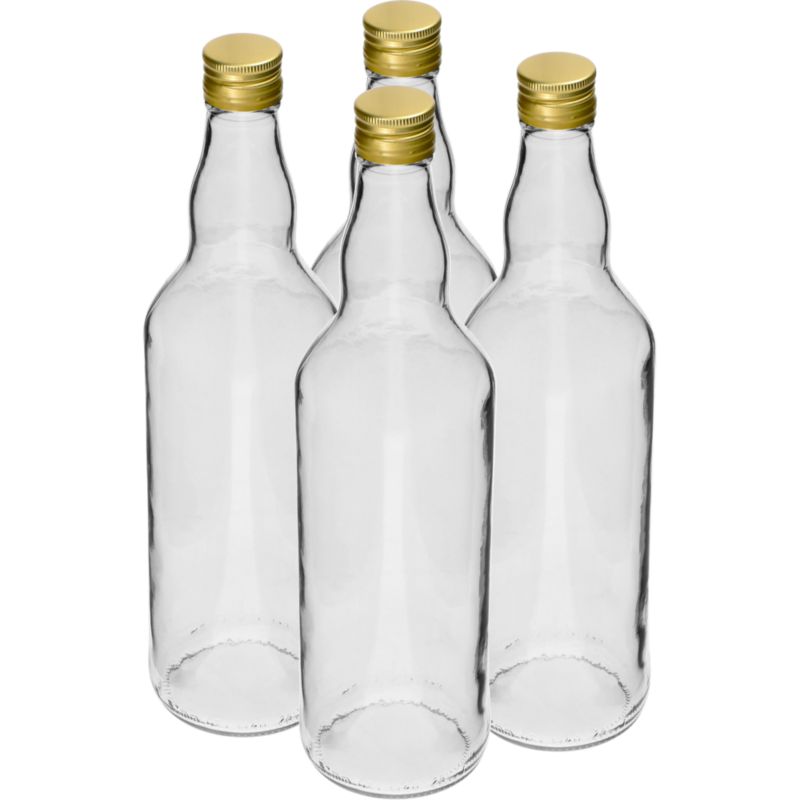 Butelka z zakrętką 700 ml 4 szt.