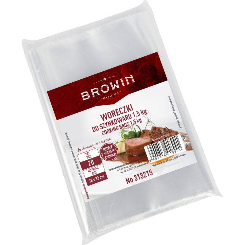 Woreczki foliowe do szynkowara 1,5 kg 20 szt.