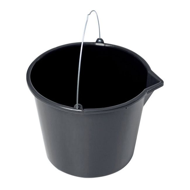 Wiadro Prosperplast 20 l czarne z lejkiem