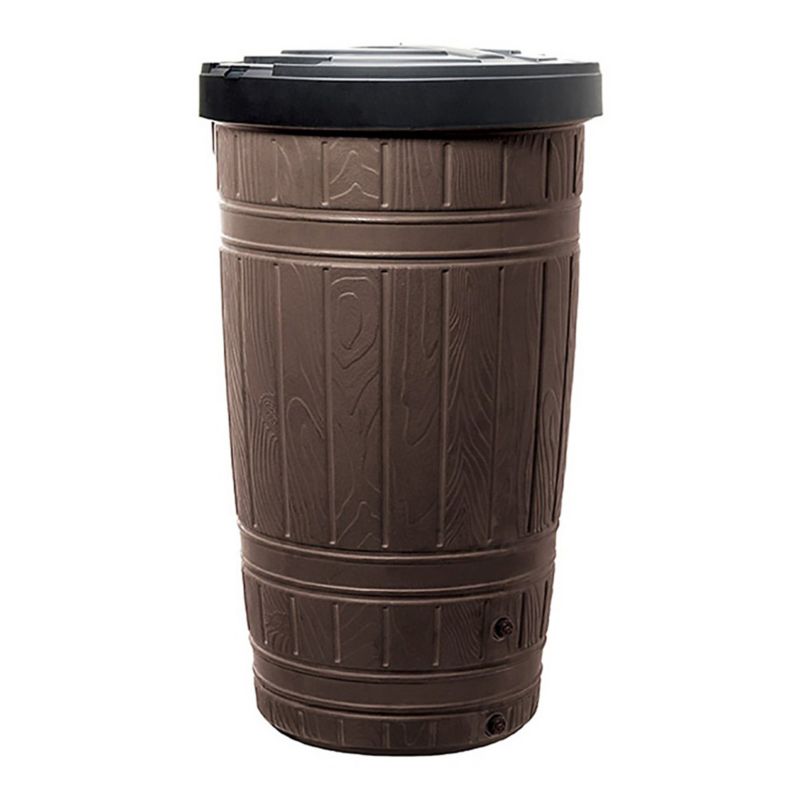 Prosperplast zbiornik na deszczówkę Woodcan brąz - 265 l