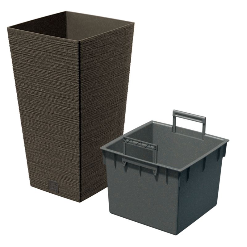 Doniczka Prosperplast Furu Eco 20 cm kawa