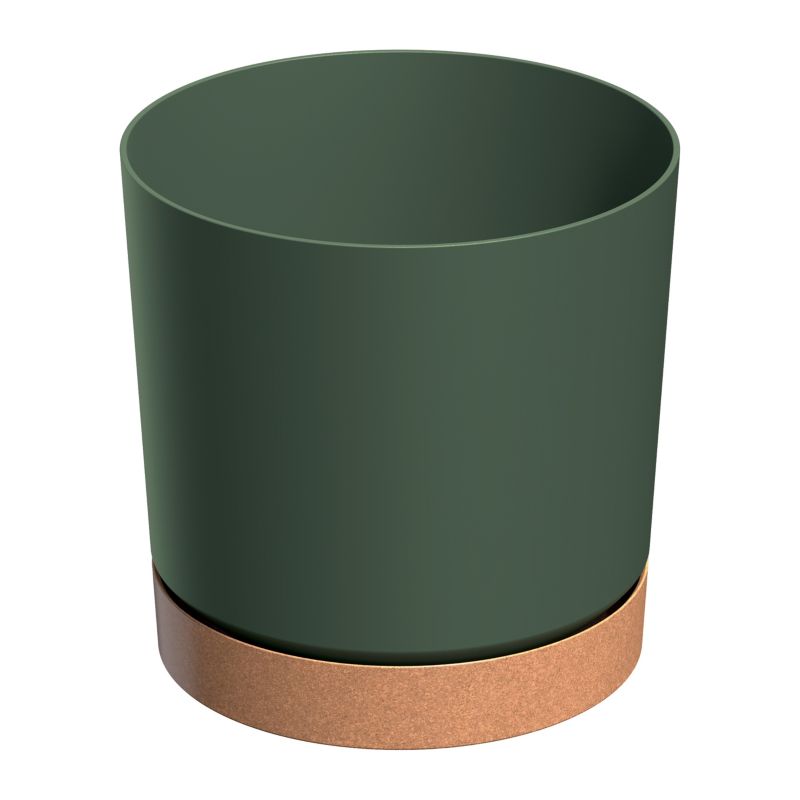 Doniczka Prosperplast Tubo PM 30 cm zielona pinia