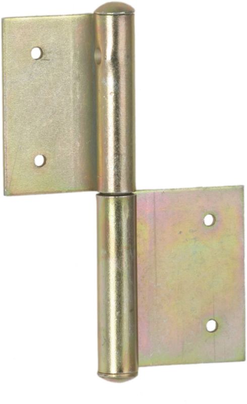 Zawias wpuszczany płetwowy ocynk 140 mm prawy